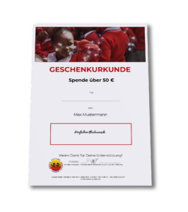 Beispiel Geschenk-Urkunde